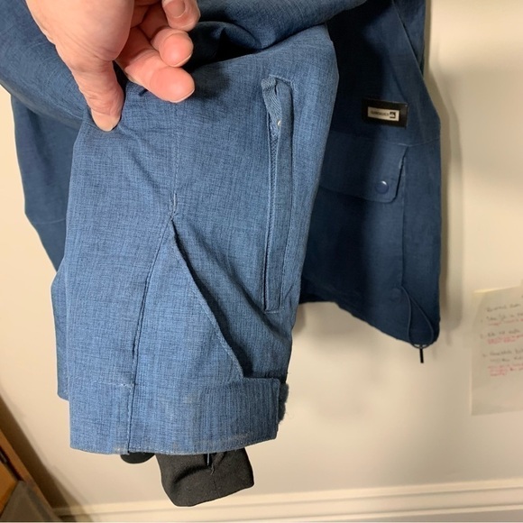 Quicksilver Utility Vented Ski Snowboard Parka Jacket Hooded Coat Regular Fit S - Picture 10 of 16